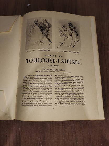 Vintage Rare Collectible - An Abrams Art Book - Toulouse Lautrec