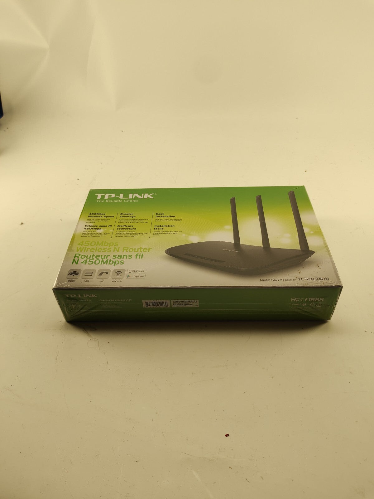 TP-Link Wi-Fi Wireless 11N Router 450 Mbps Model TL-WR940N