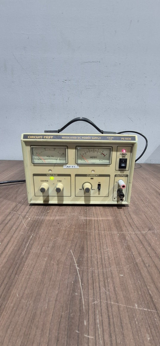 0-30V, 5A, DC Variable linear power supply, Circuit-Test PS-5030D