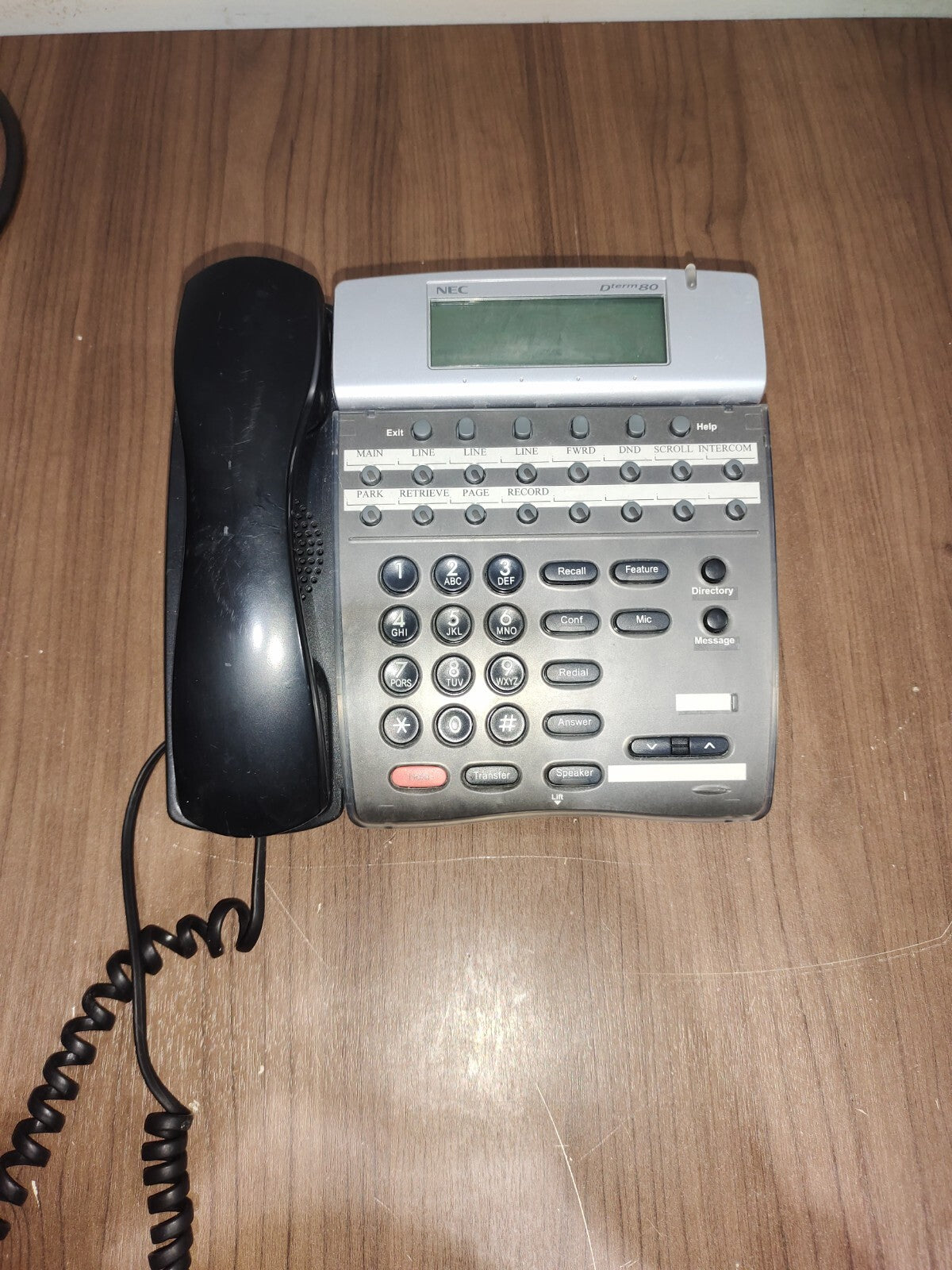 NEC Dterm80 DTH-16D-2 (BK) Office Telephone 780575