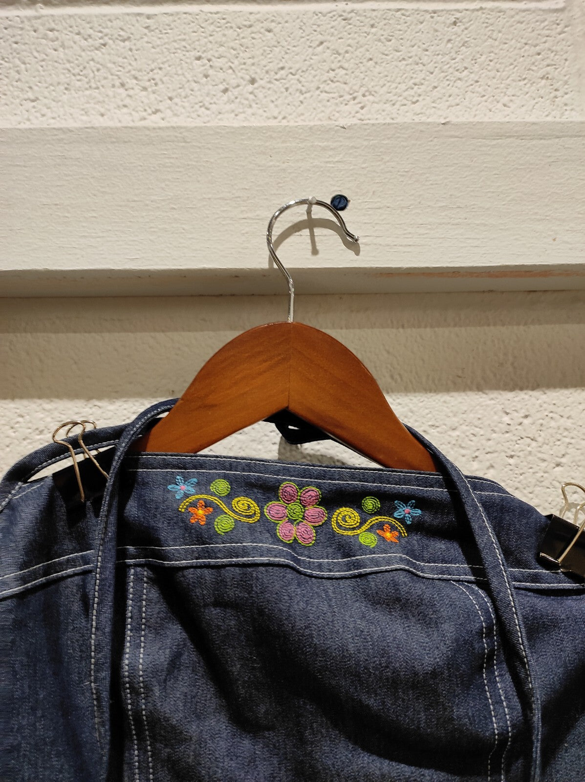 Vintage Guess Denim Dress Neck Strap Women's Size 5