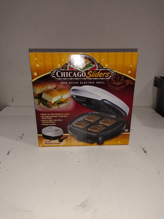 Chicago Sliders Non-stick Electric Grill - New In Box