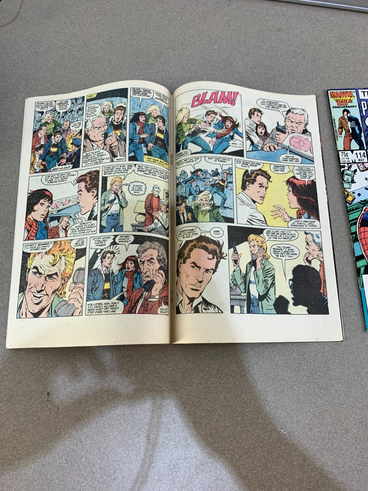 Peter Parker, The Spectacular Spider-Man #113 & #114 (1986) VF+ Marvel Comics