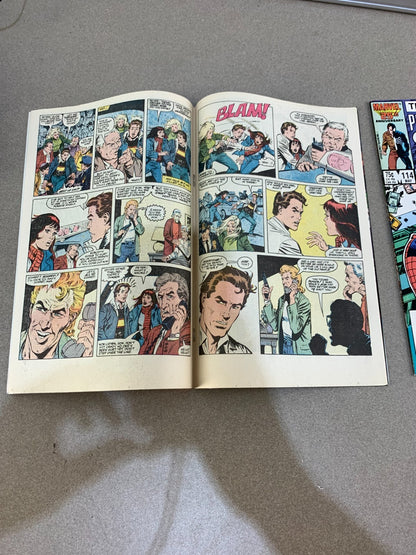 Peter Parker, The Spectacular Spider-Man #113 & #114 (1986) VF+ Marvel Comics