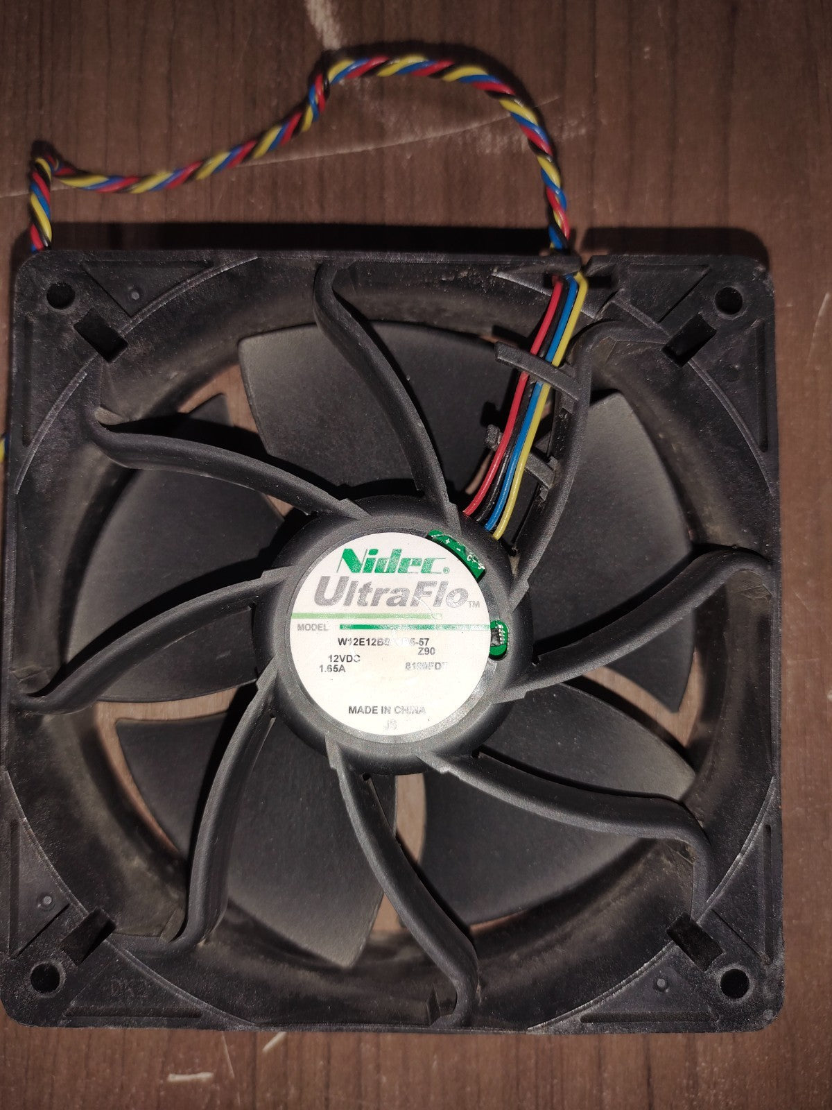 Nidec - Model - W12E12BS11B5-57 - 12VDC 1.65A 4-Wire - Set of 2