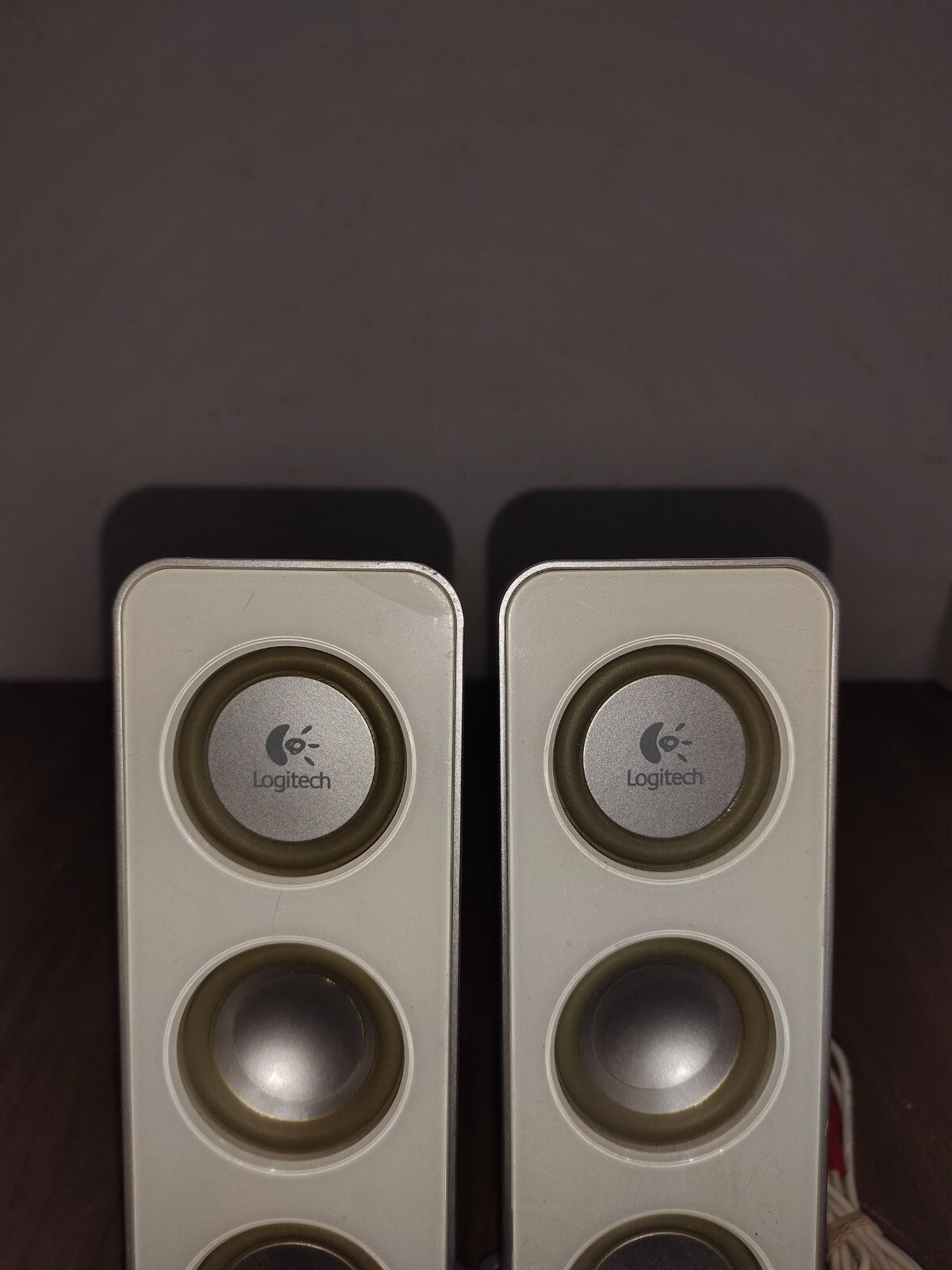 Logitech Z4 Computer Sound System Satellite Speakers Only - Left and Right
