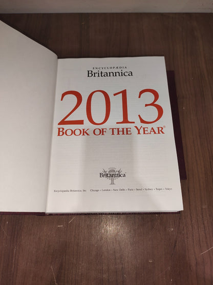 Encyclopedia Britannica Book Year - Set of 3 (2012-2013-2014)