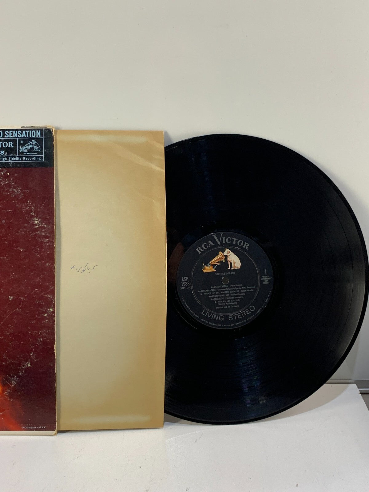 Esquivel And His Orchestra Strings Aflame RCA LP 1959