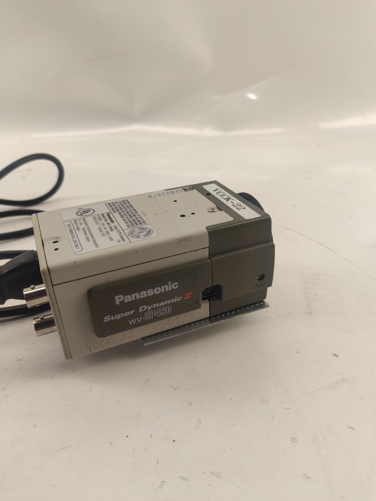 Panasonic Super Dynamic II Color Surveillance Camera WV-CP460 Series - Untested