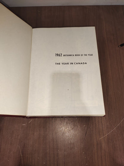 Encyclopedia Britannica Book Year - Set of 3 (1961-1962-1963)