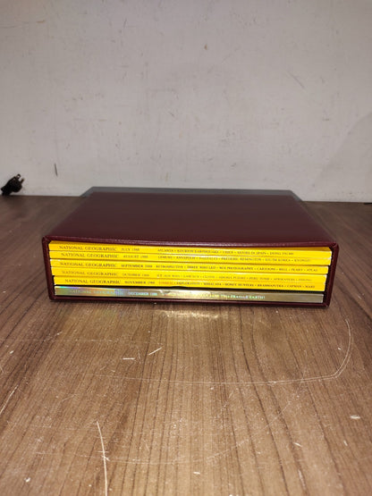 National Geographic - 1988 - July-December - Case Faux Leather - Magazines
