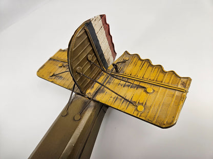 Vintage WW2 Plane Die-Cast Hand-Crafted Airplane WW2 18"