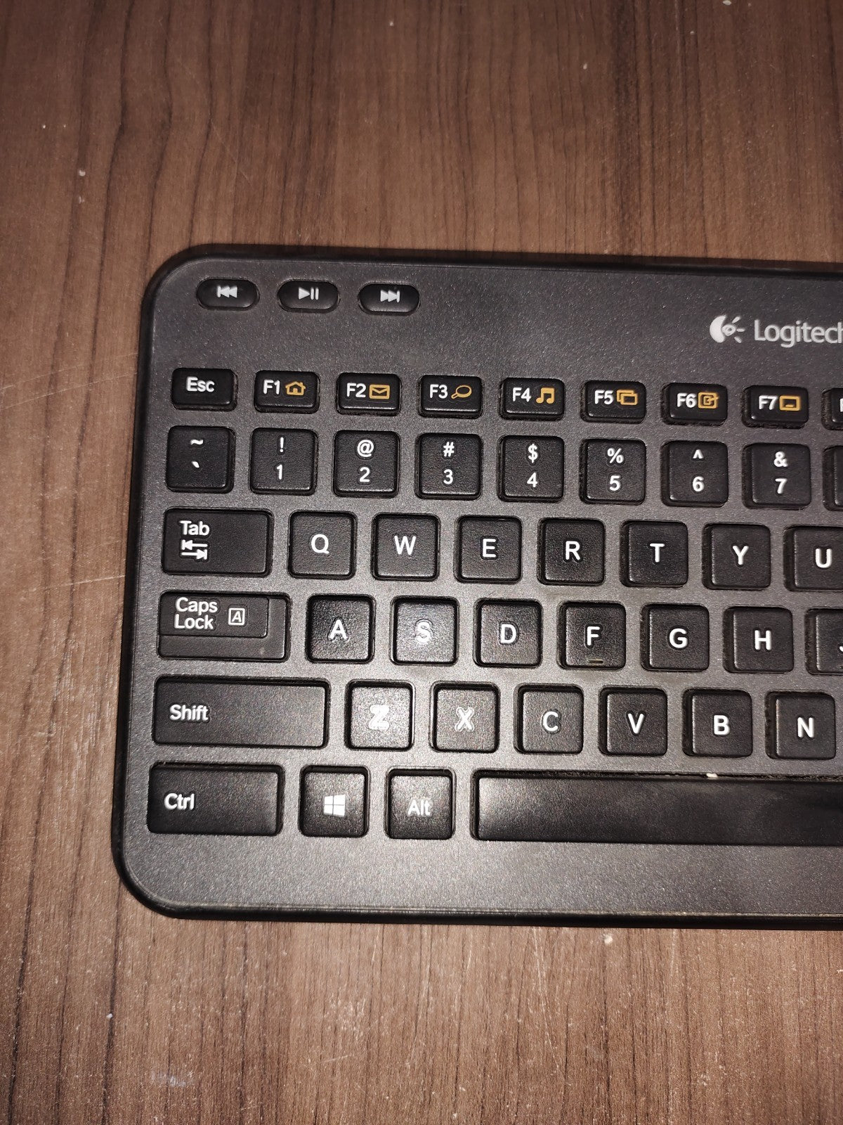 Logitech - K360 Full-size Wireless Scissor Keyboard - Black - No Reciever