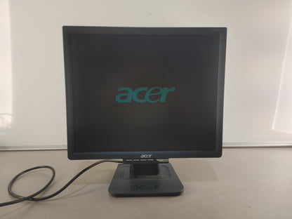 Acer AL1716 5:4 17inch LCD Monitor VGA Only Black Fair Condition