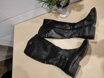 American Eagle Tall Boots Women’s Size 7 Black Knee High Zip Up