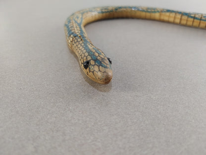 GOOD CONDITION VINTAGE Wooden Snake handmade carved flexible wiggleslither snake