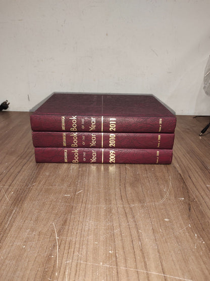 Encyclopedia Britannica Book Year - Set of 3 (2009-2010-2011)