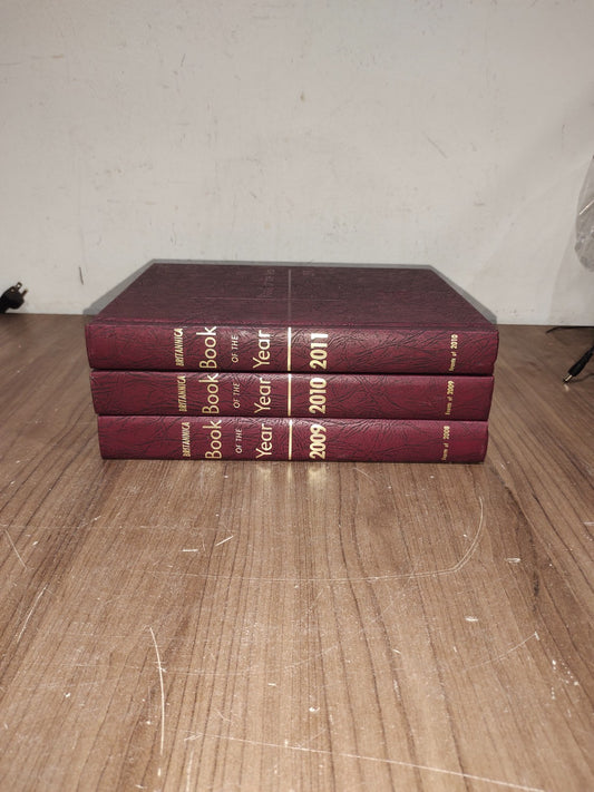 Encyclopedia Britannica Book Year - Set of 3 (2009-2010-2011)