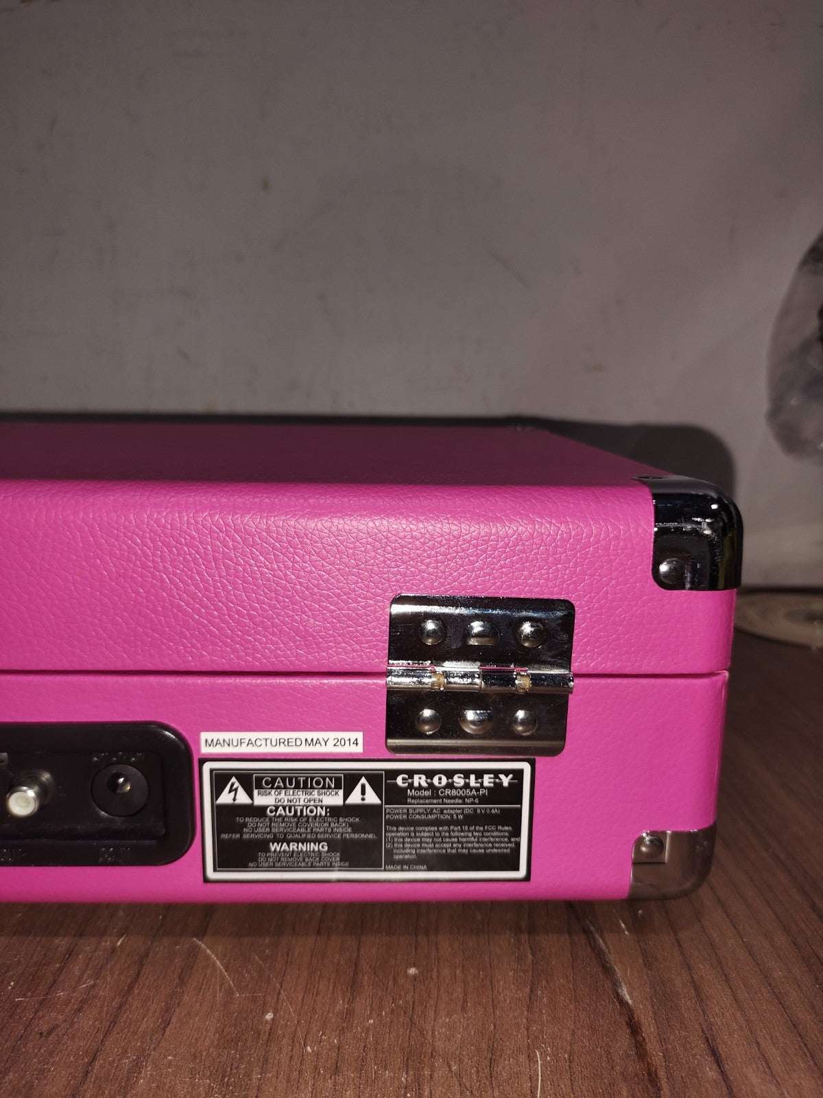 Crosley Portable Turntable - Model - CR8005A-PI - Pink