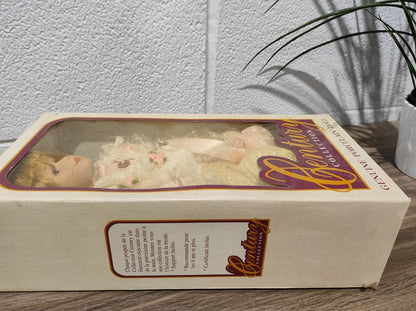 Century COLLECTION GENUINE PORCELAIN DOLL Hand Crafted- Beige