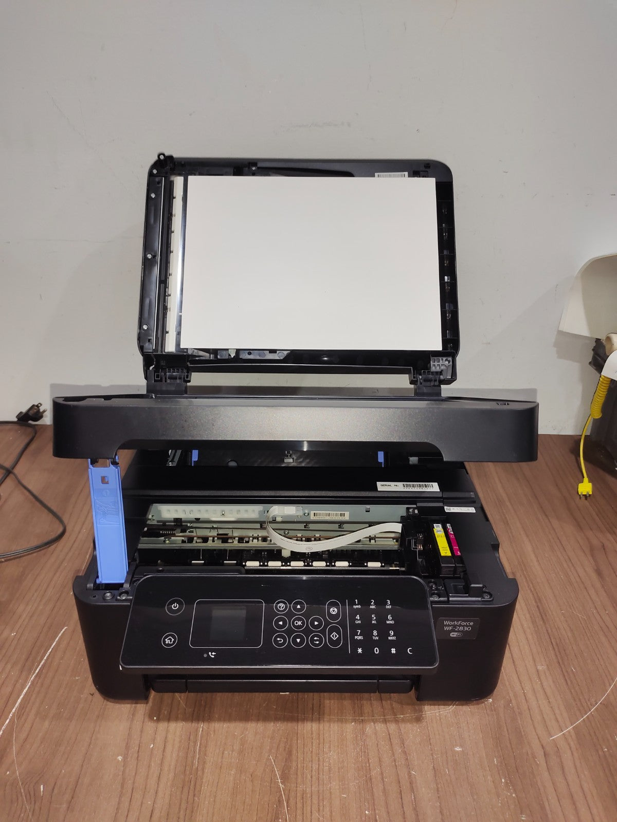 Epson Workforce Model - WF2830 - Wireless Color Inkjet - All In One Printer