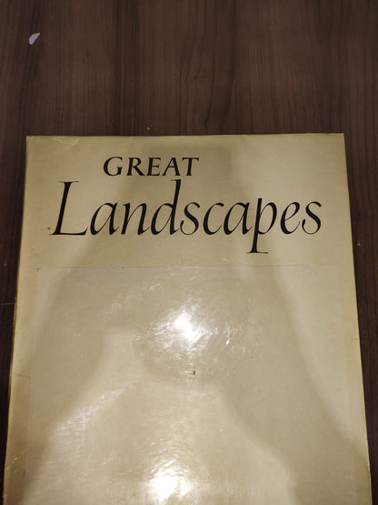 Vintage Rare Collectible - An Abrams Art Book - Great Landscapes