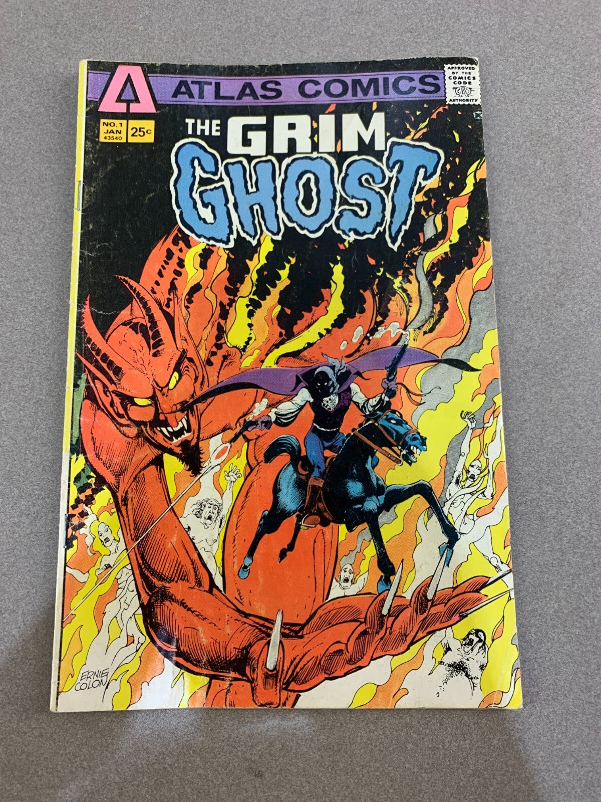 Grim Ghost #1 Atlas Comics 1975