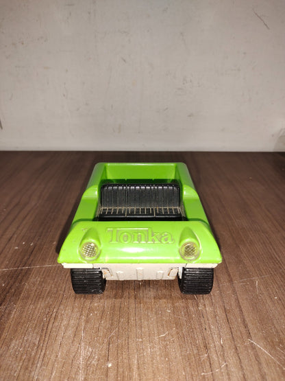 Vintage - Tonka Dune Buggy Military - Green Metal Truck Car - 6 Wheels
