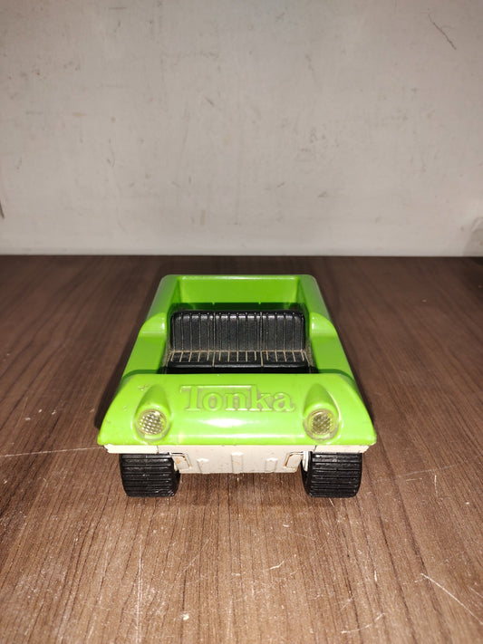 Vintage - Tonka Dune Buggy Military - Green Metal Truck Car - 6 Wheels