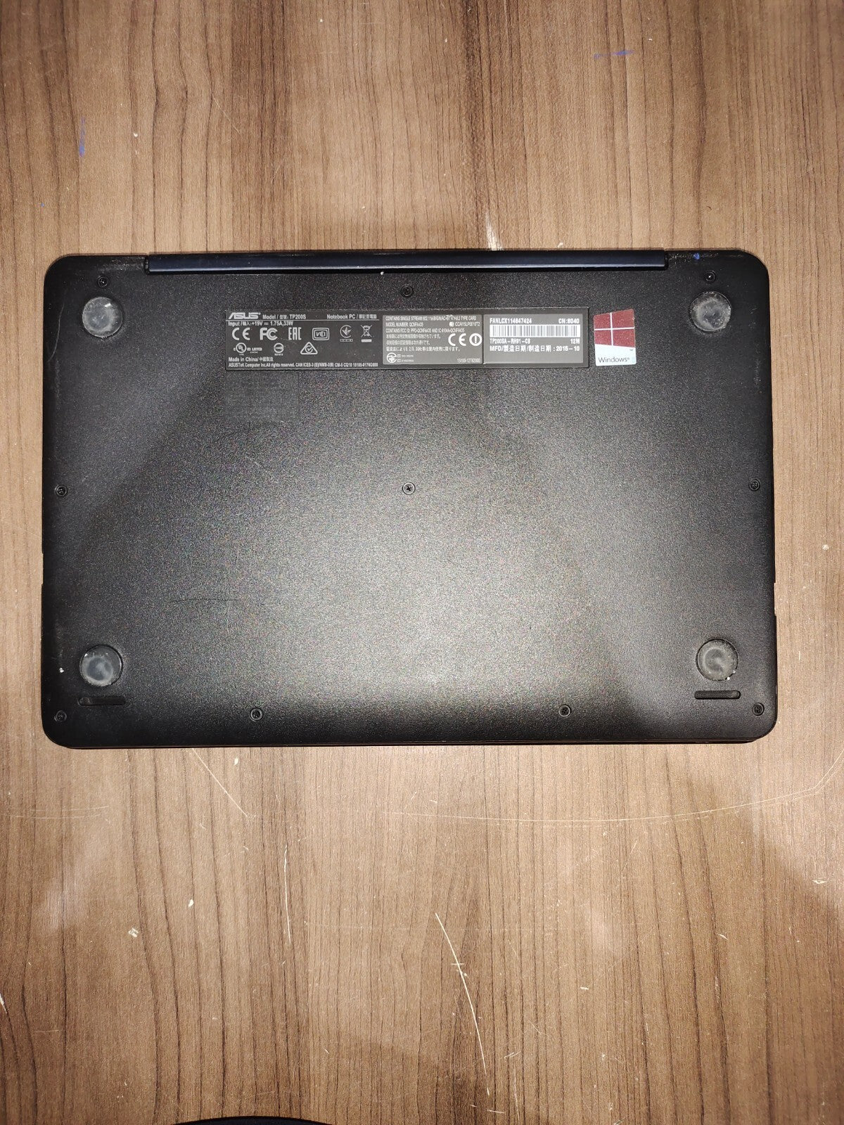 ASUS TP200S NOTEBOOK PC 1.60GHz 4GB RAM - Need Battery Replacement - 3