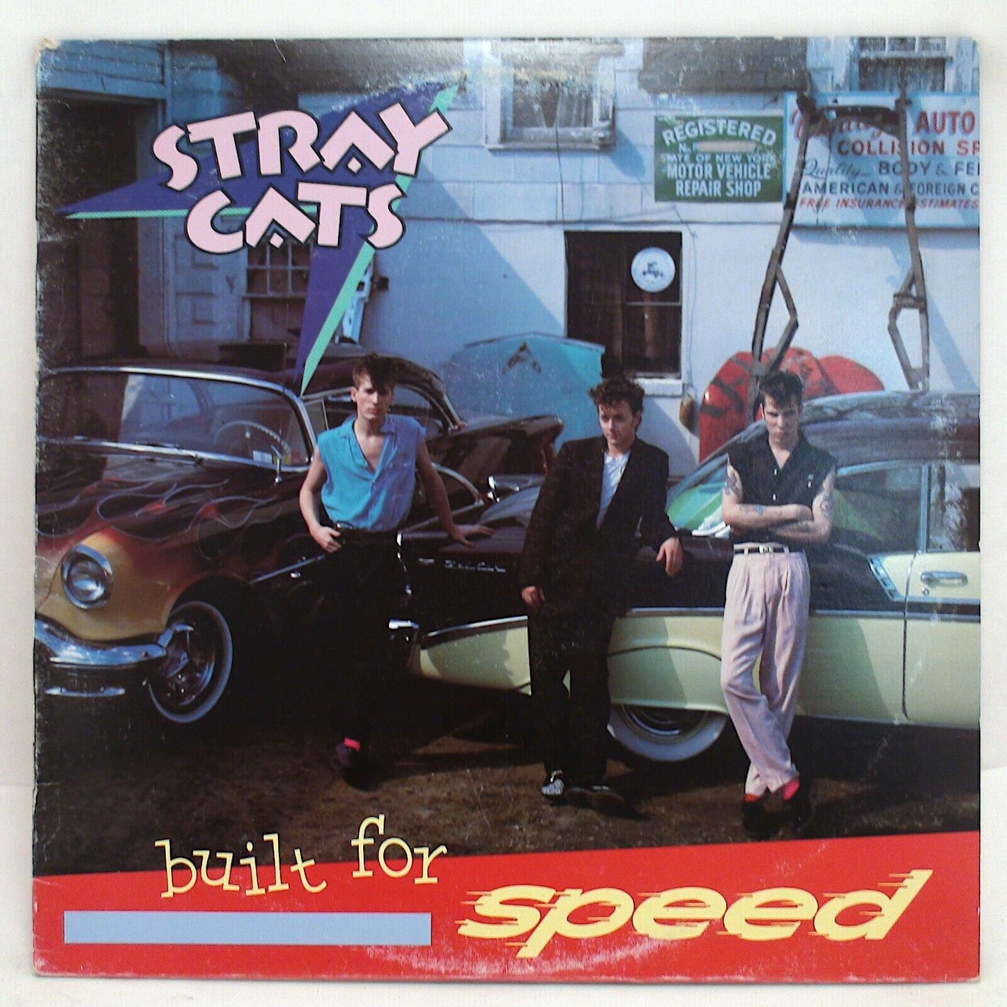 Rockabilly Revival: Stray Cats 'Built For Speed' Vinyl Album Record LP