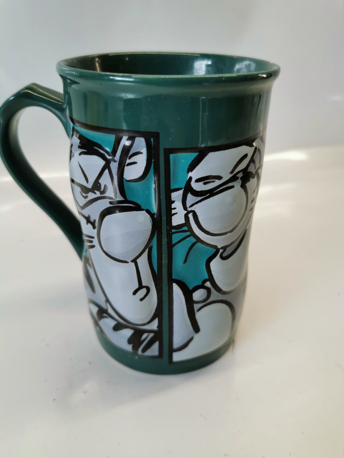 Disney Store Tigger "Winnie the Pooh" 3D Coffee Mug Cup Green 5.5" Pre-Owned