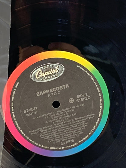 Zappacosta A To Z - LP Record Vinyl Album 12"