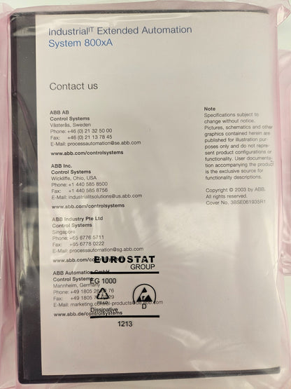 ABB Industrial Extended Automation System 800xA