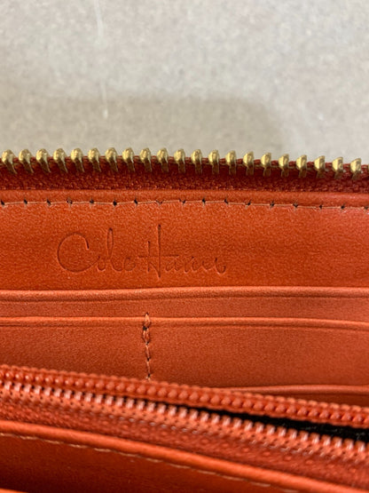 Cole Haan Genevieve Woven Leather Weave Triangle Tote Wallet