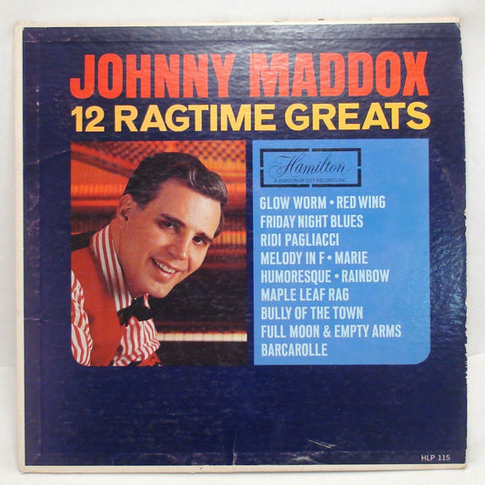 Ragtime Reverie: Johnny Maddox's '12 Ragtime Greats' Quality Records Vinyl Album Record LP