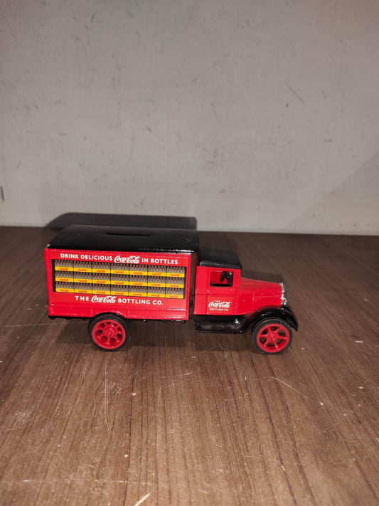 Vintage 1993 ERTL Collectibles Coca Cola Die Cast Metal Coin Bank