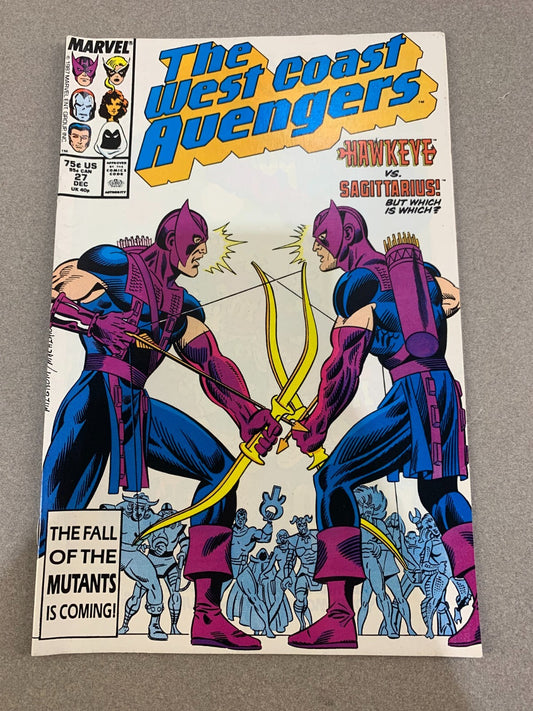 Avengers West Coast #27 Marvel Comics 1987 (VF/NM)
