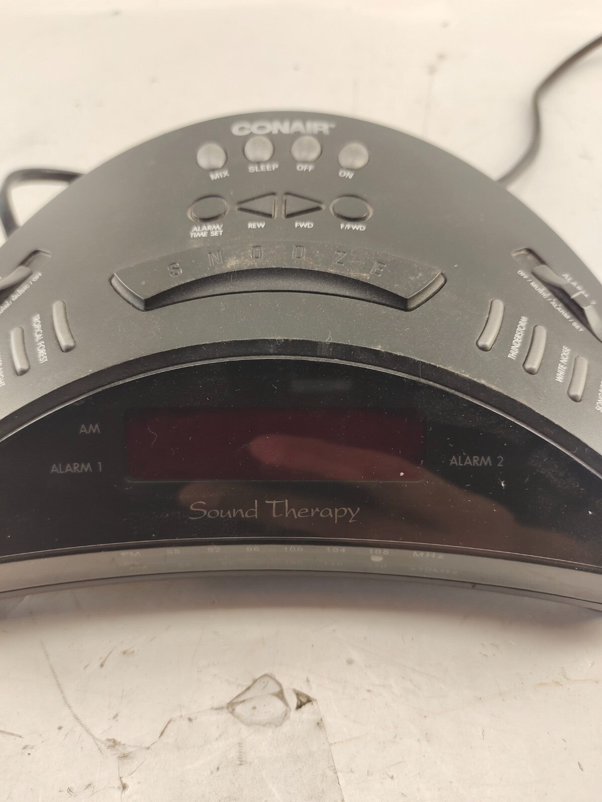 Conair SOUND THERAPY Clock Radio Soothing Sounds Machine Relaxation