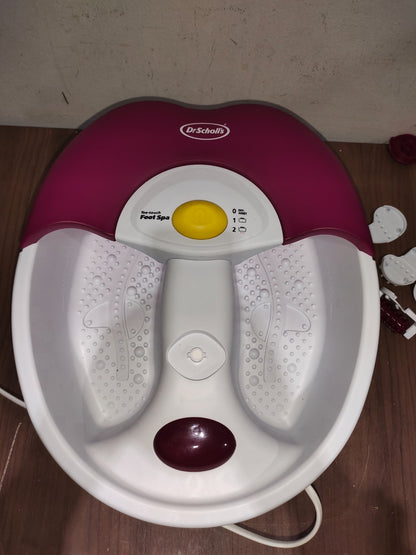 Dr Scholls Bubble Bath Soothing Rolling Foot Spa Plus Massager - DR6622FWM