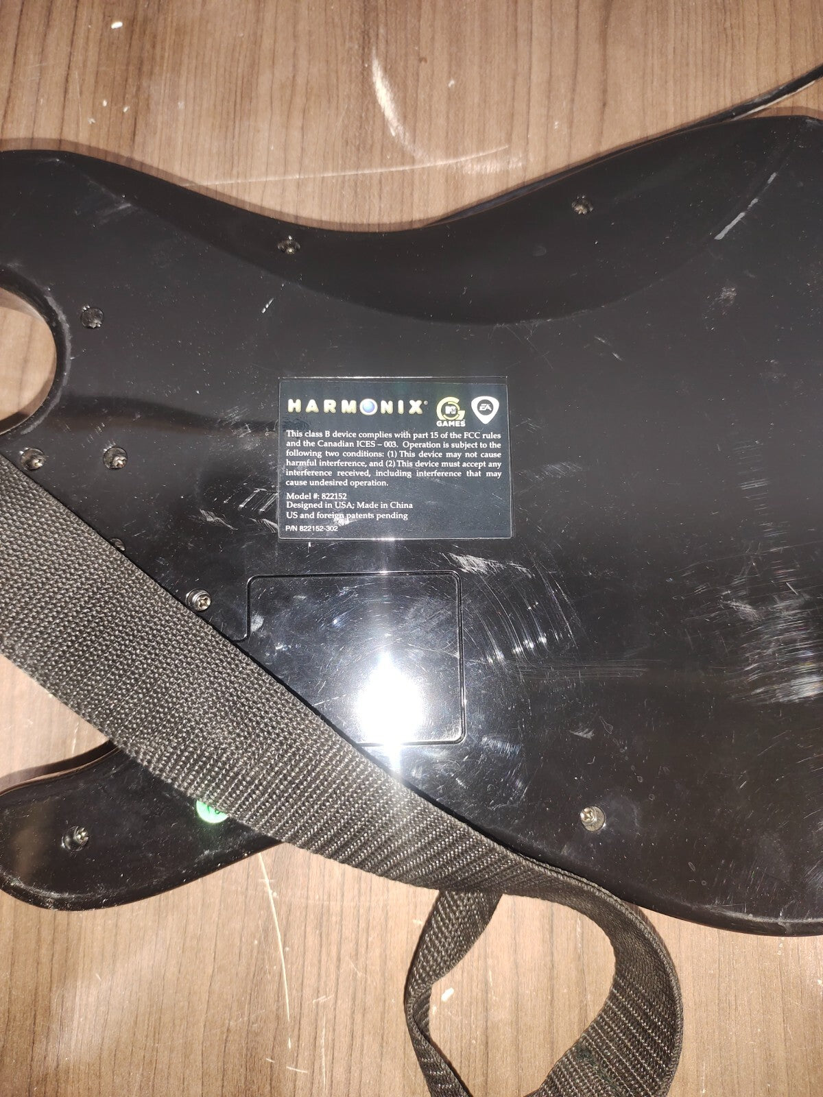 Harmonix Rock Band Guitar Xbox 360 Fender Stratocaster Wired - 822152
