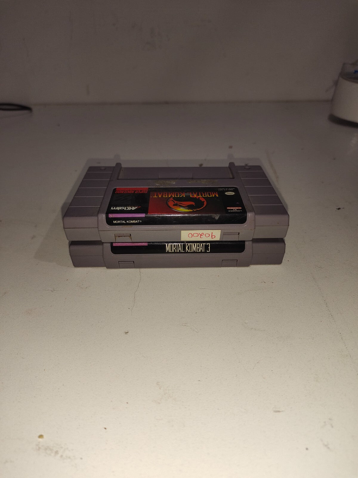 Mortal Kombat 1 & 3 Super Nintendo SNES Original Genuine Game Cartridges