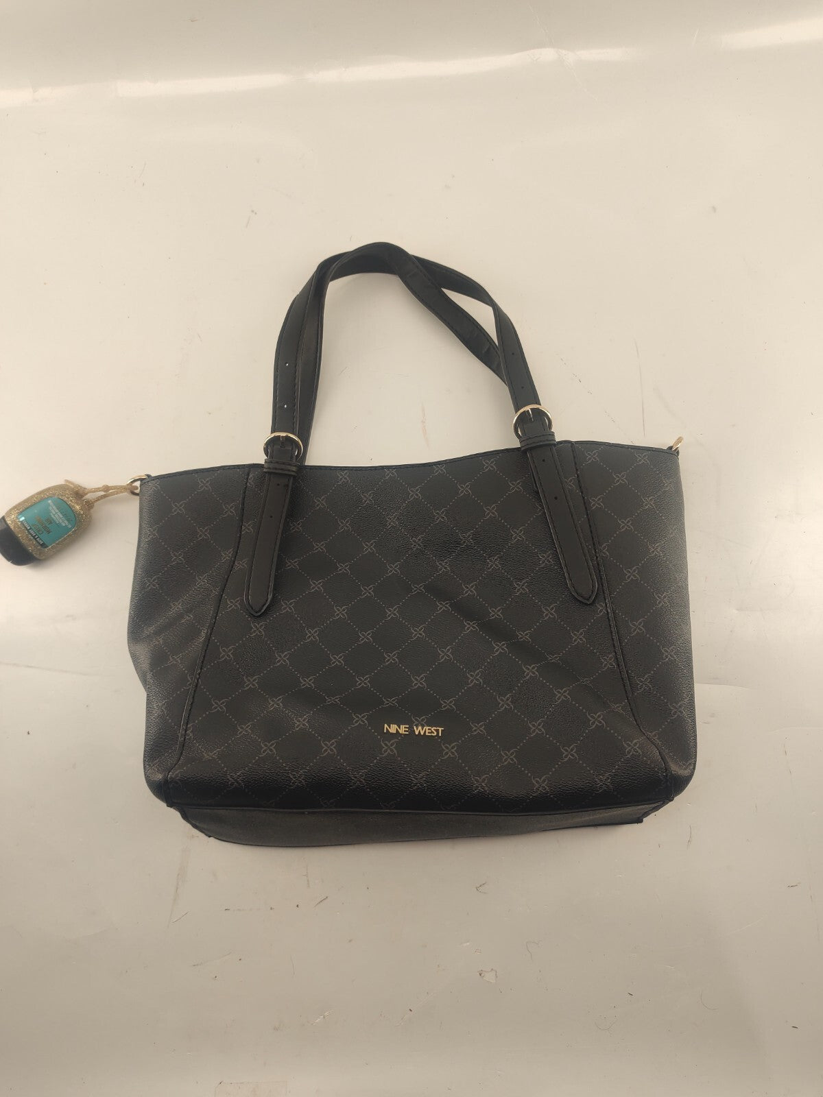 Nine West Bag Purse Black Striped