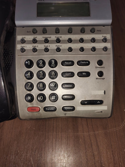 NEC DTH-16D-2(BK)TEL 780575 Dterm 80 Telephone Business Phone Silver - 1
