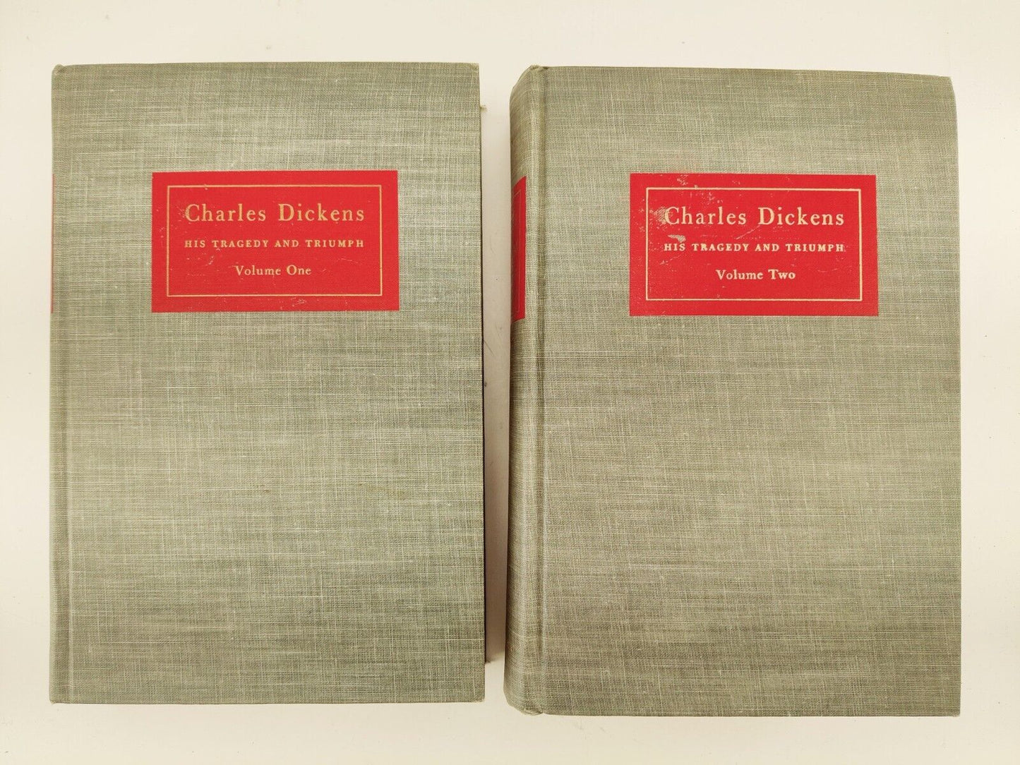 Edgar Johnson Charles Dickens His Tragedy and Triumph Volumes 1-2 Vintage 1952