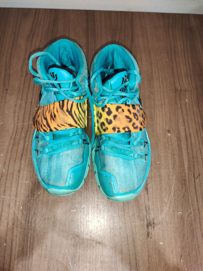 Nike Kyrie 6 Oracle Aqua Animal Print Men's Size - 8 BQ4630-300 2019 Shoes