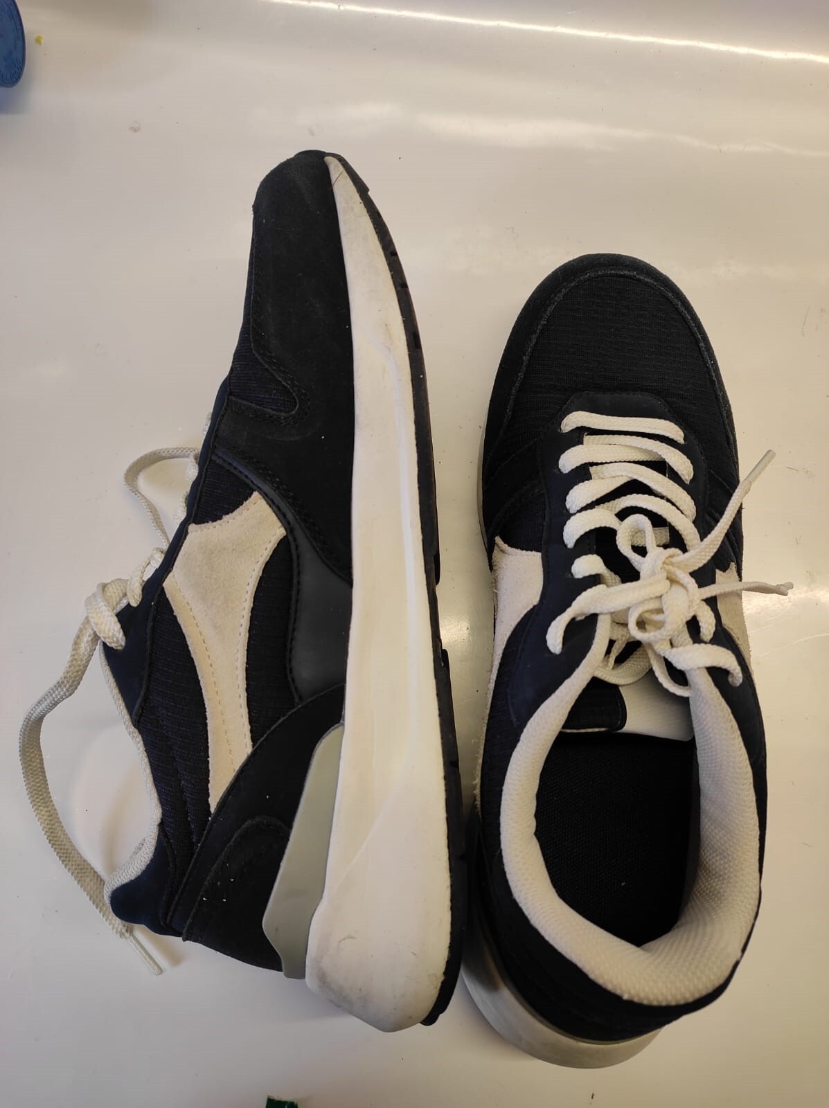 Zara sneakers sock black tennis shoes EU 43