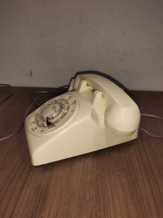 Vintage Rotary Dial G-Type Desk Phone Beige Northern Telecom Inc.