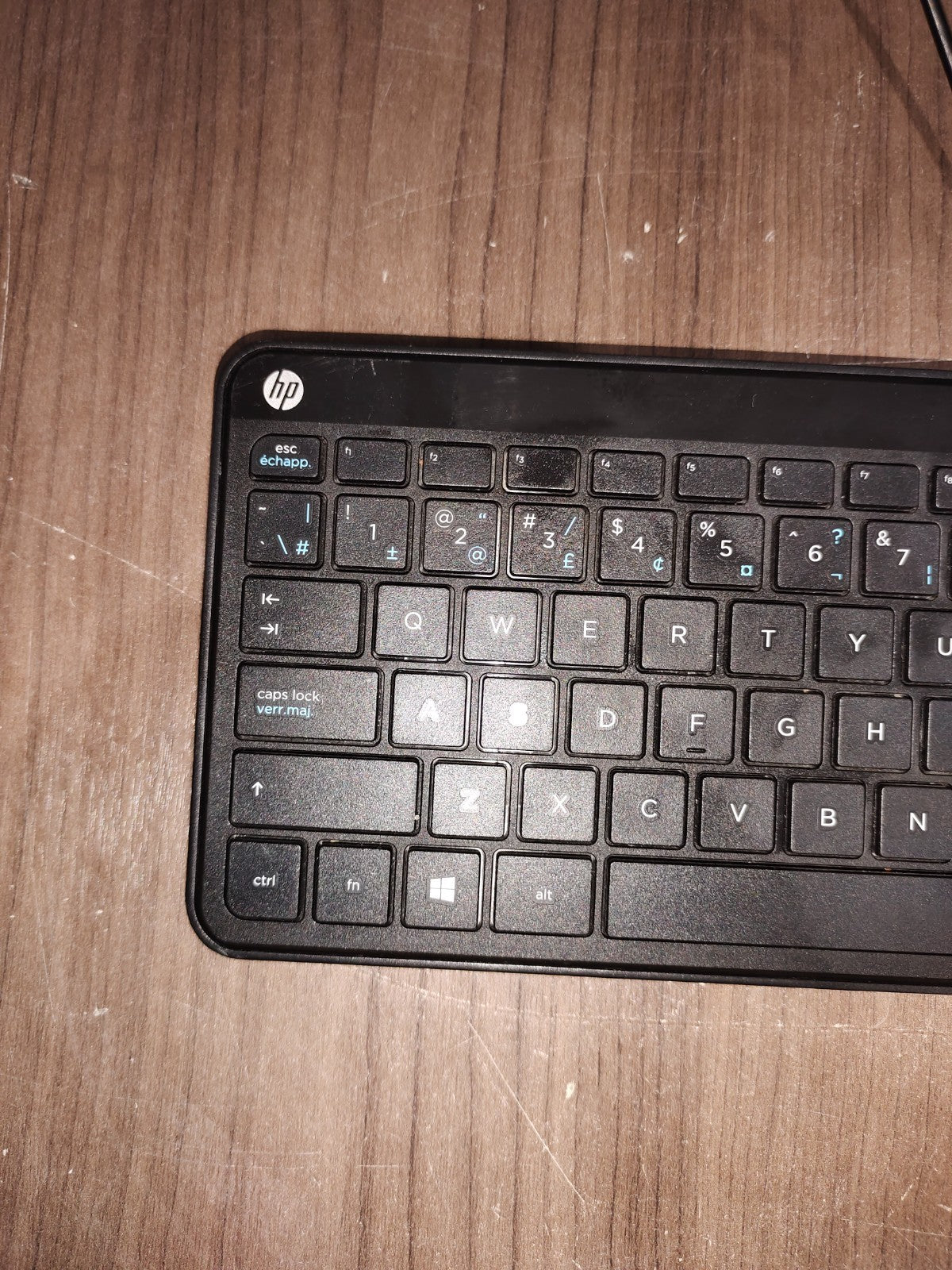 HP SK-2028 Galeras Wired Slim USB Qwerty Keyboard 801526-001 - Model - KBAH21