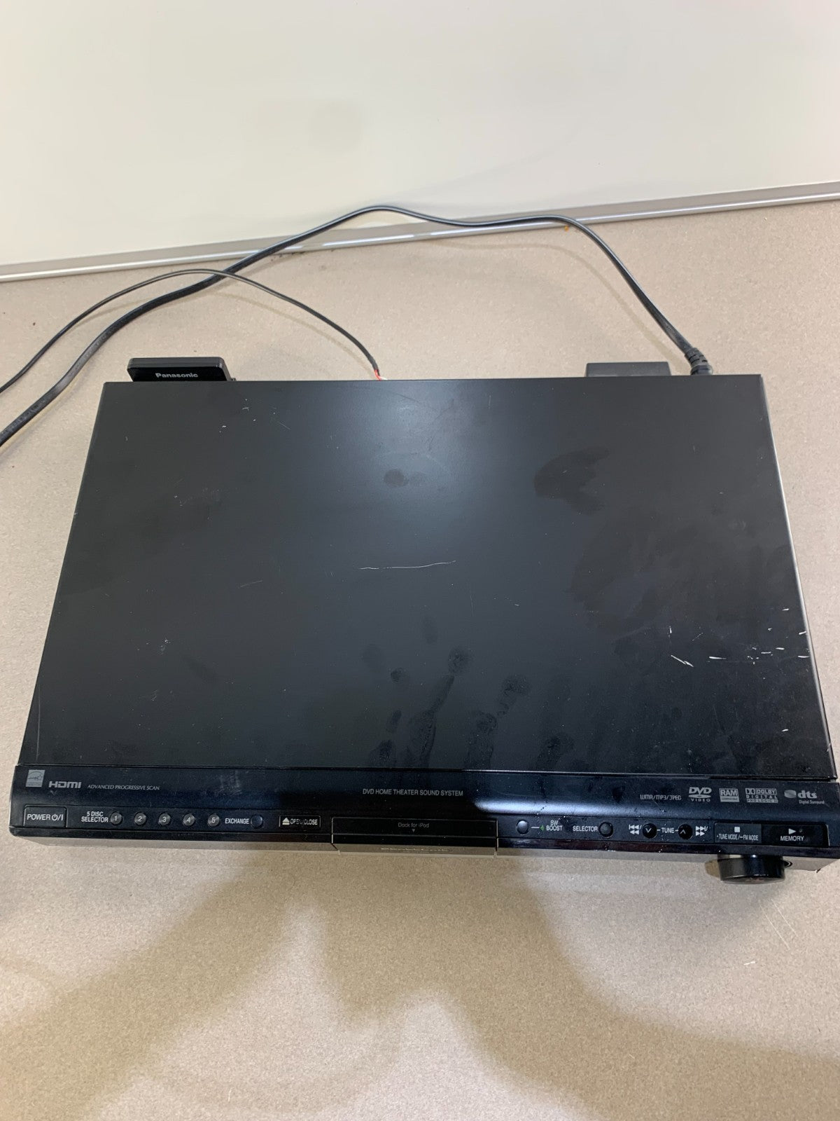 Panasonic SA-PT760 5.1Ch 5 Disk DVD Home Theater Receiver
